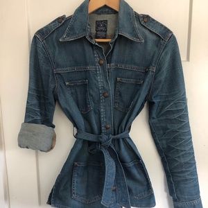 Lucky Brand belted Jean Jacket